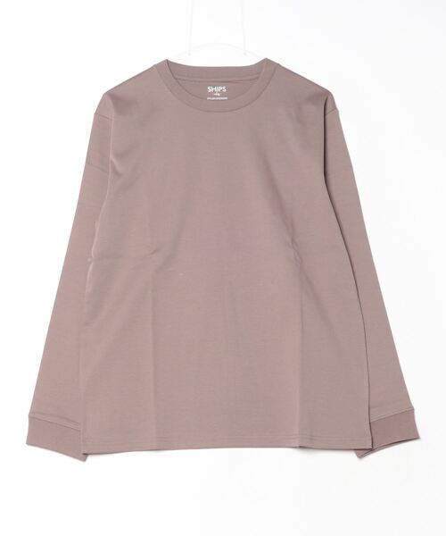 「SHIPS Colors」 長袖Tシャツ MEDIUM キャメル メンズ_画像2