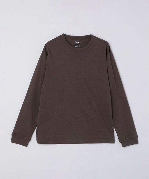 「SHIPS Colors」 長袖Tシャツ MEDIUM キャメル メンズ_画像7