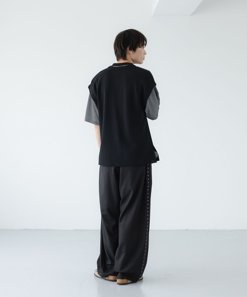 LOWRYS FARM（ローリーズファーム） ベスト ジレ 「LFM(U)」14Gニット