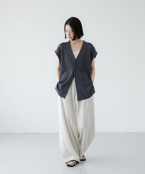 LOWRYS FARM（ローリーズファーム） ベスト ジレ 「LFM(U)」14Gニット
