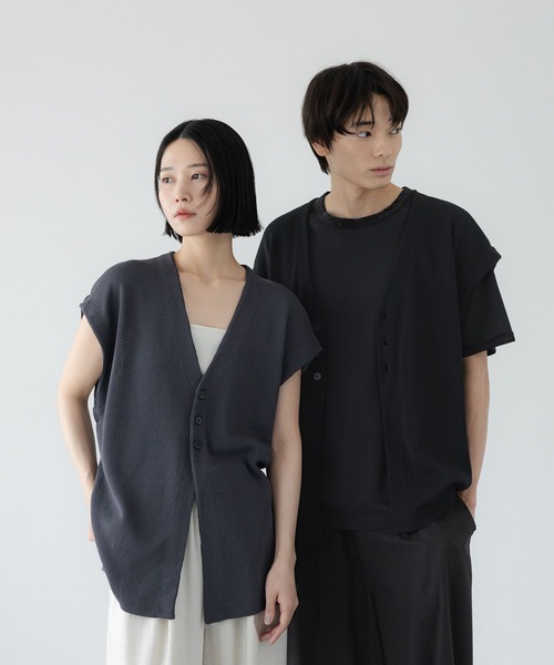 LOWRYS FARM（ローリーズファーム） ベスト ジレ 「LFM(U)」14Gニット