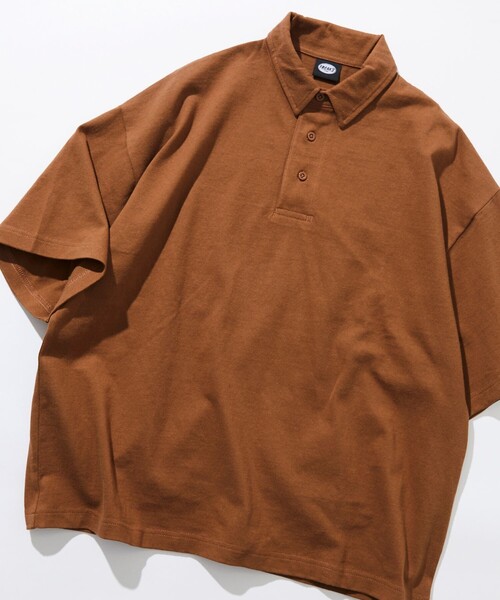 「FREAK'S STORE」 半袖ポロシャツ SMALL アッシュグレー メンズ_画像5
