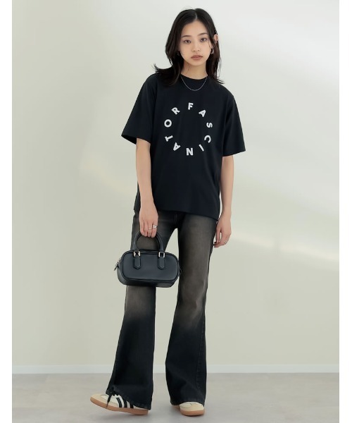 「Re:EDIT」 ブーツカットデニムパンツ MEDIUM ブルー系その他 レディース_画像4