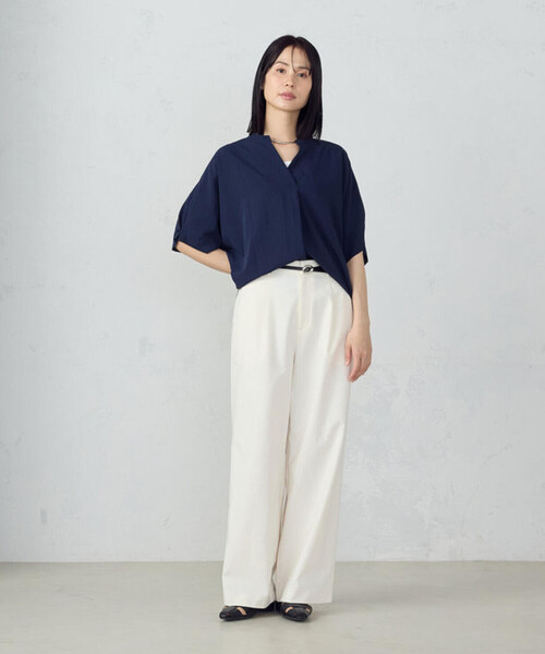 「COMME CA MODELS」 チノパンツ MEDIUM ブラック レディース_画像7