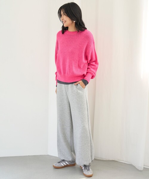 「UNFILO」 スウェットパンツ MEDIUM グレー レディース_画像2