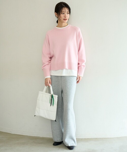 「UNFILO」 スウェットパンツ MEDIUM グレー レディース_画像3