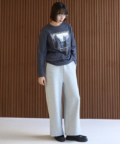 「UNFILO」 スウェットパンツ MEDIUM グレー レディース_画像5