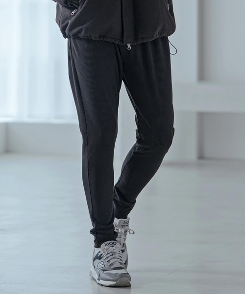 パンツ mp15250-Ribbed Bonded Brushed Slim Easy Pants スリムイージーパンツ(MGN-263-032) メンズ