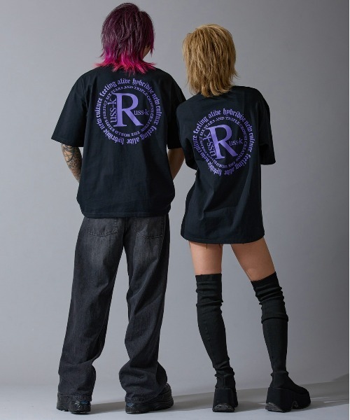 RUSSーK（ラスケー） tシャツ 「RUSS-K」別注 プリント 半袖Tシャツ