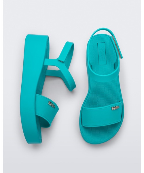 「melissa」 フラットサンダル 37 ブルー レディース_画像5
