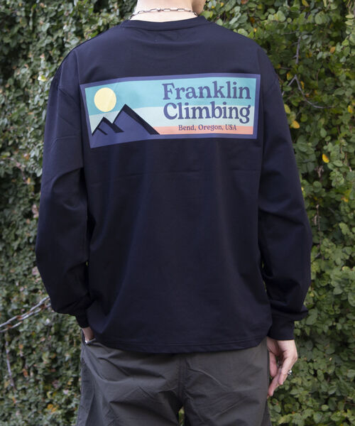 「Franklin Climbing」 長袖Tシャツ L イエロー メンズ_画像4