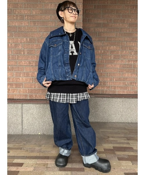 GAP（ギャップ） デニムジャケット XX-SMALL インディゴブルー