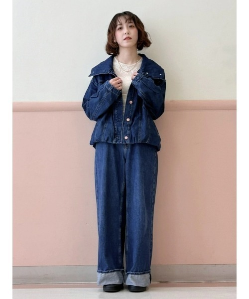 GAP（ギャップ） デニムジャケット XX-SMALL インディゴブルー