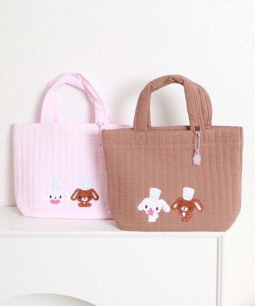 Sanrio サンリオ　シュガーバニーズ　バッグ　トートバッグ　トート sanrio（サンリオ） トートバッグ シュガーバニーズ トートバッグ ラブ