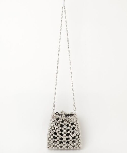 「MOUSSY」 2WAYバッグ - シルバー レディース_画像2