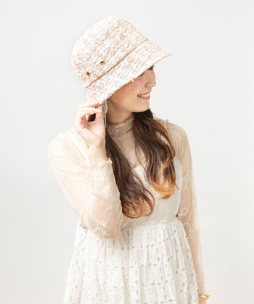 CA4LA（カシラ） 帽子 ハット レディース TWEED HAT 7 レディース