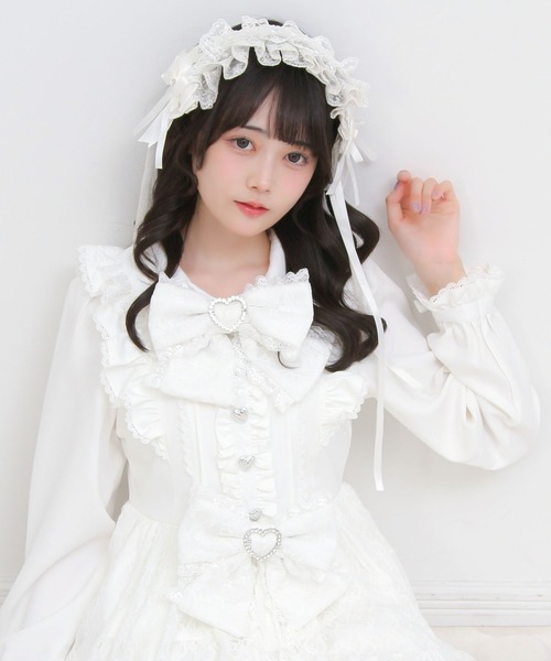 DearMyLove ワンピース レースカシュクールフリルワンピース