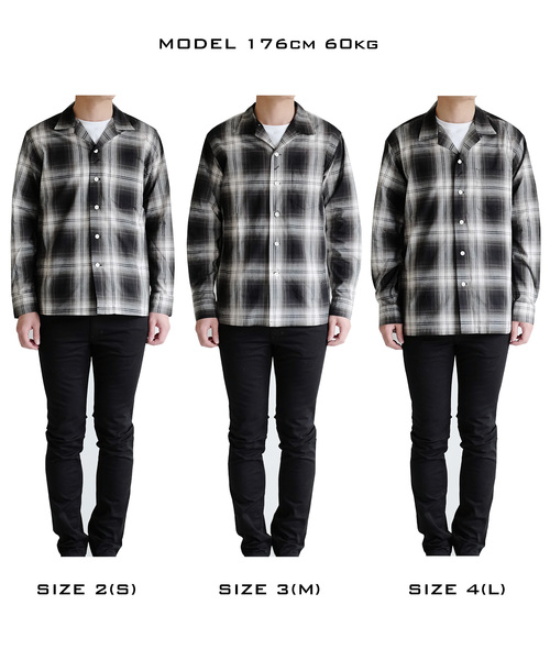 NUMBER (N)INE（ナンバーナイン） シャツ OMBRE CHECK OPEN COLOR