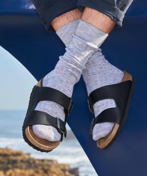 BIRKENSTOCK サンダル Arizona Waxy Leather 「ナロー幅」 ユニ