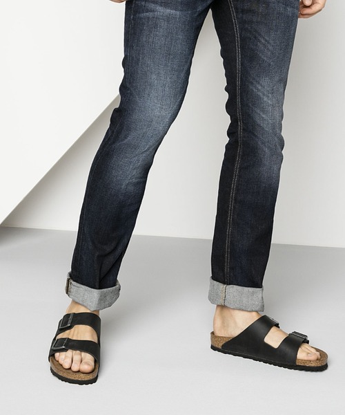 サンダル・ミュール Birkenstock Arizona BIRKENSTOCK サンダル Arizona Waxy Leather 「ナロー幅」 ユニ