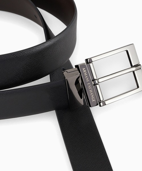 ARMANI EXCHANGE ベルト 「A|X アルマーニ エクスチェンジ」スクエア