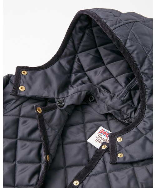 ARKLEY WITH DETACHABLE HOOD/アークリー ウィズ デタッチャブル フード キルティング コート05