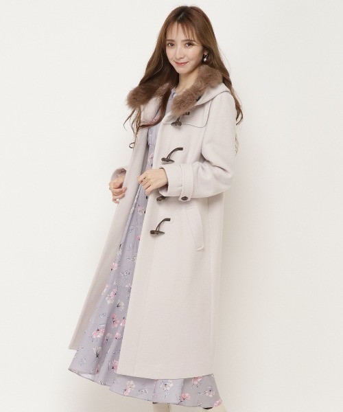 日本製在庫 コート Paypayモール店 通販 Paypayモール ダッフルコート フォックスファー付2wayウール100ダッフルコート Zozotown 今月限定 Vanderschooten Com