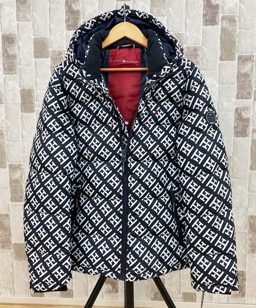 トミーヒルフィガー フラッグ ワンポイント 刺繍ロゴ  ダウンジャケット TOMMY HILFIGER（トミー・ヒルフィガー） ダウンジャケット ダウン
