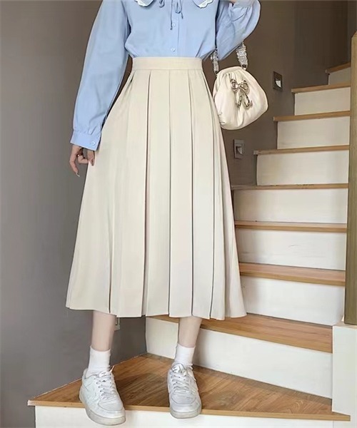 FREE STYLISTS ロング スカート ロングプリーツスカート : ZOZOTOWN