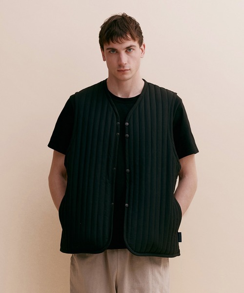 LAVENHAM（ラベンハム） ベスト ジレ CLEAN LINE OVERSIZED DUBLIN