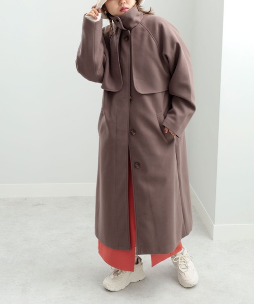 ちぇけ様　【タグ付/新品未使用】FASHIRU ステンカラーコート 今期デザイン ちぇけ様 【タグ付/新品未使用】FASHIRU ステンカラーコート