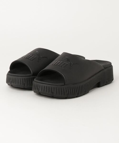 [PUMA] スリッパ タフ テラ Gloss ブラック PUMA] スリッパ タフ テラ Gloss ブラック (PUMA/シューズ
