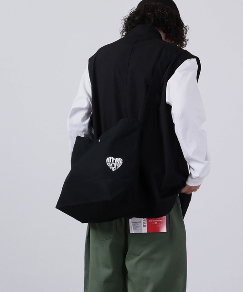 MODISH GAZE（モディッシュガゼ） トートバッグ ハートロゴ キャンバス