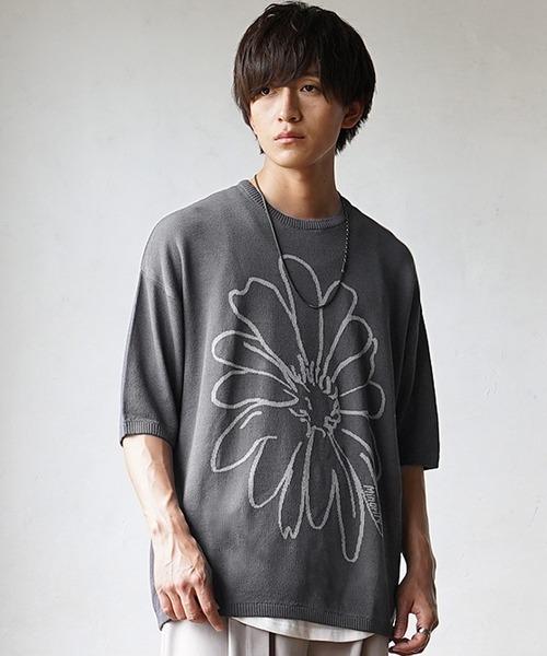 ITEMS URBANRESEARCH ニット セーター コンパクト半袖ニット