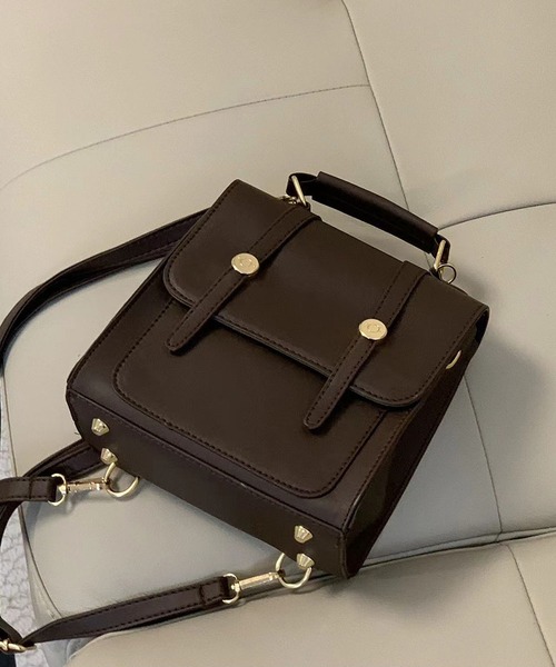 LA VORAGINE ショルダーバッグ バッグ 3wayフラップショルダー