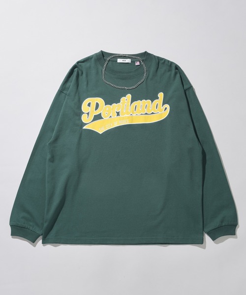 WEGO（ウィゴー） tシャツ WEGO/「2点セット」アクセ付きグラフィック