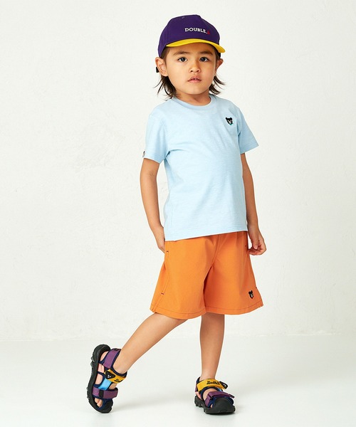 ハーフパンツ パンツ カラバリ5分丈ハーフパンツ キッズ 子供服 男の子 女の子の画像