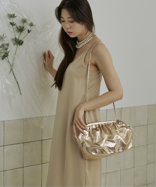 Ezick クラッチバッグ パーティーバッグ 2way shiny ショルダー