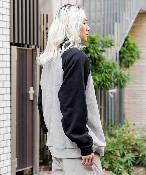 ALAND トレーナー スウェット 「UNISEX」ALAND／ラグランハーフジップ