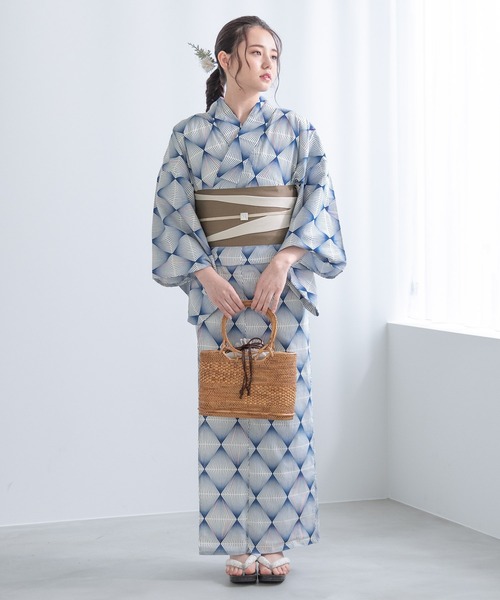SOUBIEN 浴衣 夏を彩るレディース浴衣2点セット （浴衣＋帯