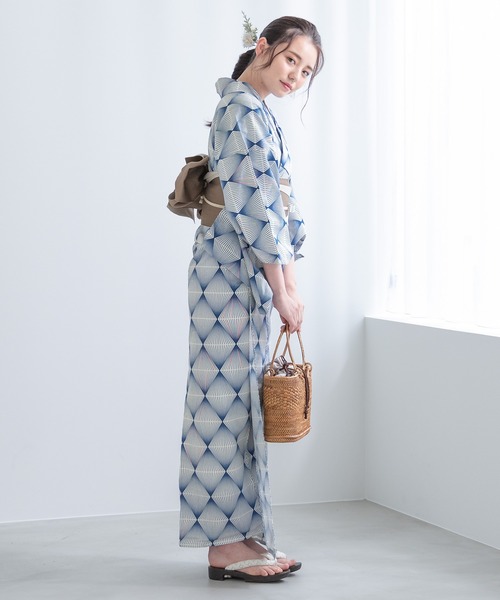 SOUBIEN 浴衣 夏を彩るレディース浴衣2点セット （浴衣＋帯