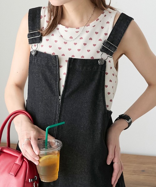 美品　未使用　エディットフォールル　ウラジョンソン　フリルタンクトップ スモールライトリブ タンクトップ | maison TOMORROWLAND/メゾン