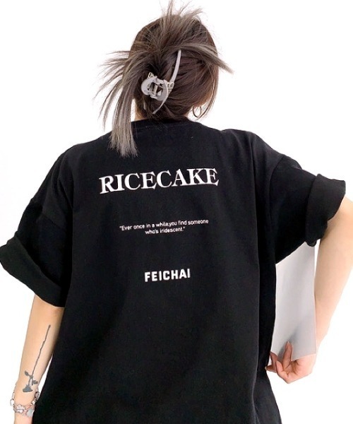 SHEENA（シーナ） tシャツ バックメッセージプリントオーバーサイズT