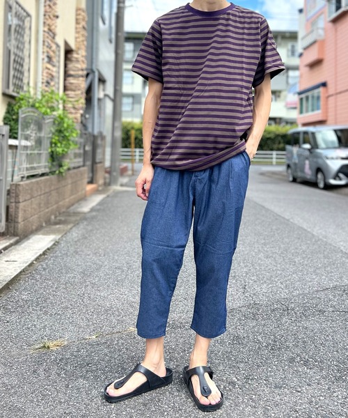 メンズ デニムパンツ ワイドデニム ポケット フルレングス a1074 B.C STOCK ジーンズ 10oz CONVEX 5ポケット ワイドデニムパンツ