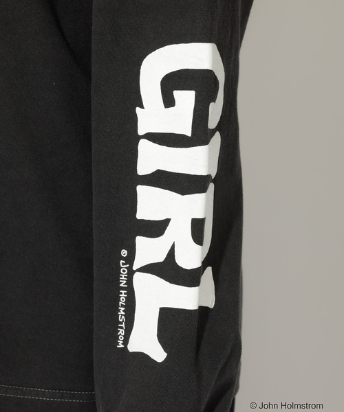 トップス ROKU /JOHN HOLMSTROM LONG SLEEVE T-SHIRT 6（ロク）の「＜6(ROKU)＞JOHN HOLMSTROM LONG SLEEVE T-SHIRT/T