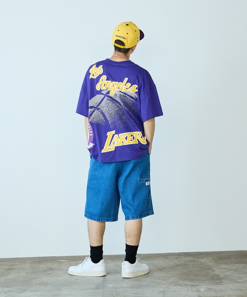 売れ筋商品|||ミッチェル&ネス Tシャツ レディース  Black, Blue Mitchell&Ness tシャツ Mitchell＆Ness/ミッチェル＆ネス Logo