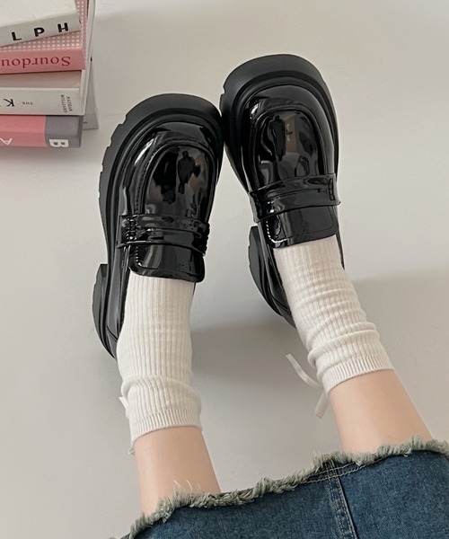 Shoes in Closet（シュークロ） ローファー 軽量厚底 タンクソール