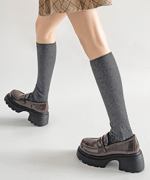 Shoes in Closet（シュークロ） ローファー 通学 軽量厚底 タンク