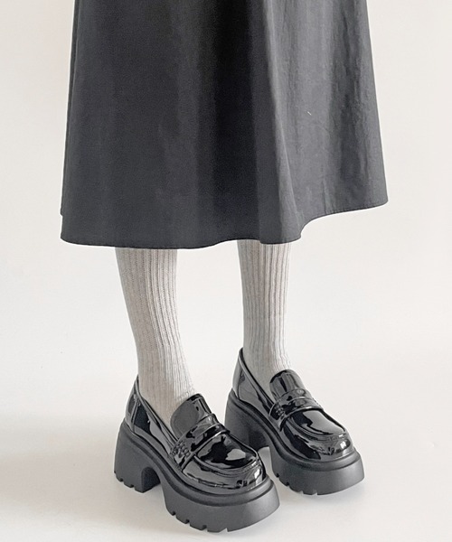 Shoes in Closet（シュークロ） ローファー 軽量厚底 タンクソール