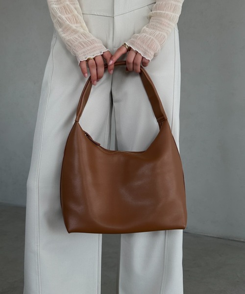 ハンドバッグ PUラウンドワンハンドルバッグ : ZOZOTOWN Yahoo!店